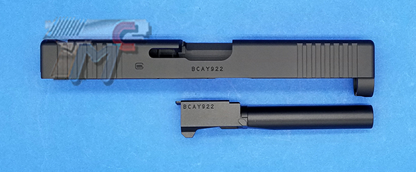Detonator Aluminum Front Serration Slide Set for Marui Glock 17 Gen.4 - Click Image to Close